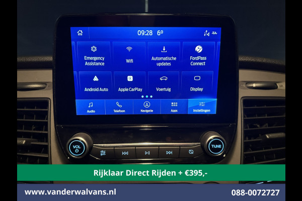 Ford Transit Custom 2.0 TDCI 131pk Automaat L2H1 Euro6 *Rijklaar Direct Rijden* Airco | Camera | Navigatie | LED | Trekhaak Apple Carplay, Android Auto, Cruisecontrol, Parkeersensoren, Verwarmde voorruit, Bijrijdersbank