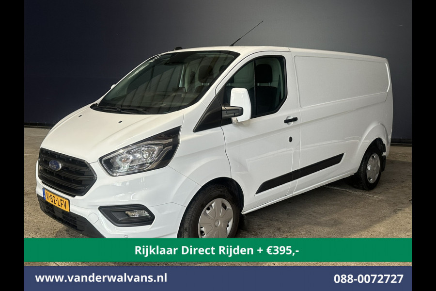 Ford Transit Custom 2.0 TDCI 131pk Automaat L2H1 Euro6 *Rijklaar Direct Rijden* Airco | Camera | Navigatie | LED | Trekhaak Apple Carplay, Android Auto, Cruisecontrol, Parkeersensoren, Verwarmde voorruit, Bijrijdersbank