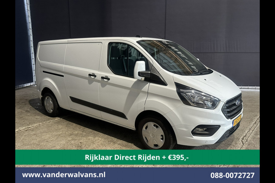Ford Transit Custom 2.0 TDCI 131pk Automaat L2H1 Euro6 *Rijklaar Direct Rijden* Airco | Camera | Navigatie | LED | Trekhaak Apple Carplay, Android Auto, Cruisecontrol, Parkeersensoren, Verwarmde voorruit, Bijrijdersbank