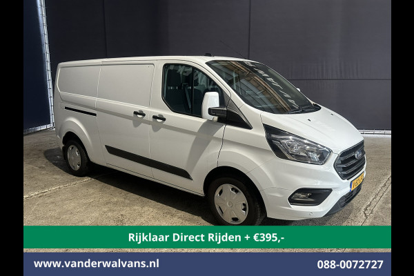 Ford Transit Custom 2.0 TDCI 131pk Automaat L2H1 Euro6 *Rijklaar Direct Rijden* Airco | Camera | Navigatie | LED | Trekhaak Apple Carplay, Android Auto, Cruisecontrol, Parkeersensoren, Verwarmde voorruit, Bijrijdersbank