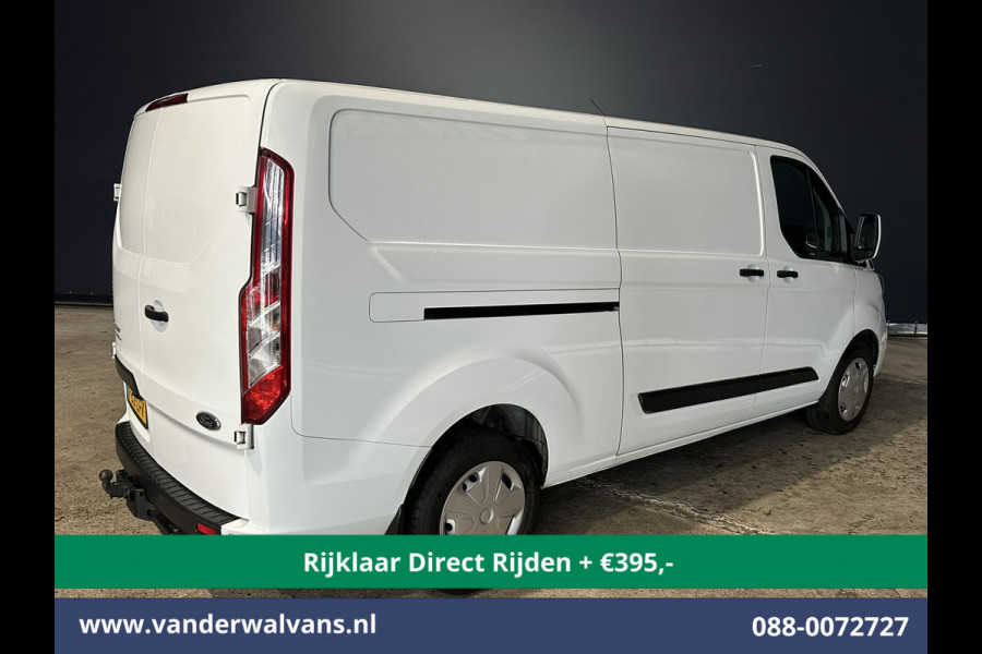 Ford Transit Custom 2.0 TDCI 131pk Automaat L2H1 Euro6 *Rijklaar Direct Rijden* Airco | Camera | Navigatie | LED | Trekhaak Apple Carplay, Android Auto, Cruisecontrol, Parkeersensoren, Verwarmde voorruit, Bijrijdersbank