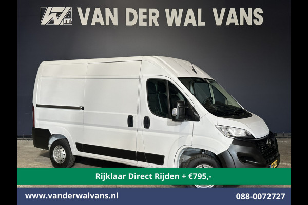Opel Movano 2.2D 120pk L2H2 *Rijklaar Direct Rijden* Euro6 Airco | 2500kg Trekhaak | Apple Carplay | Cruisecontrol Android Auto, Parkeersensoren, Bijrijdersbank