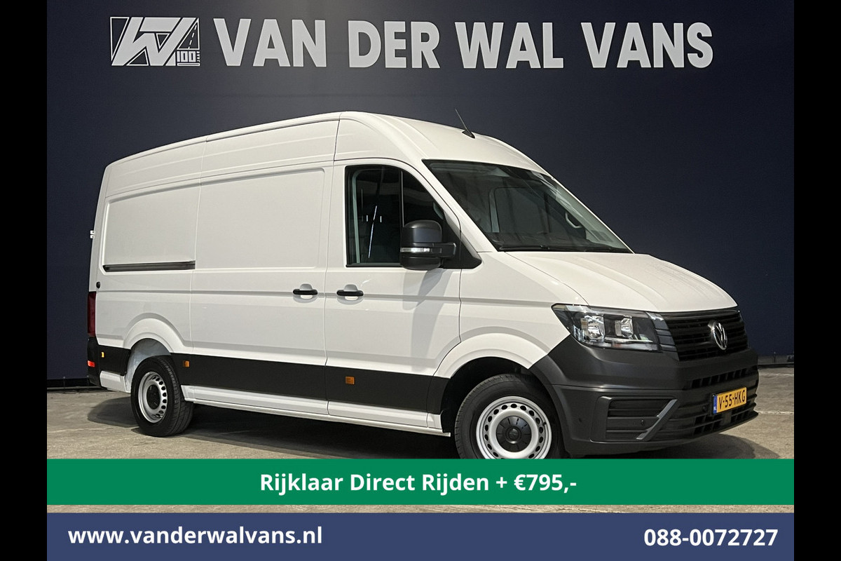 Volkswagen Crafter 2.0 TDI 140pk Automaat L3H3 L2H2 *RIJKLAAR direct rijden * Euro6 Airco | Camera | Apple Carplay Android Auto, 270 Graden achterdeuren, Parkeersensoren, 3000kg trekvermogen