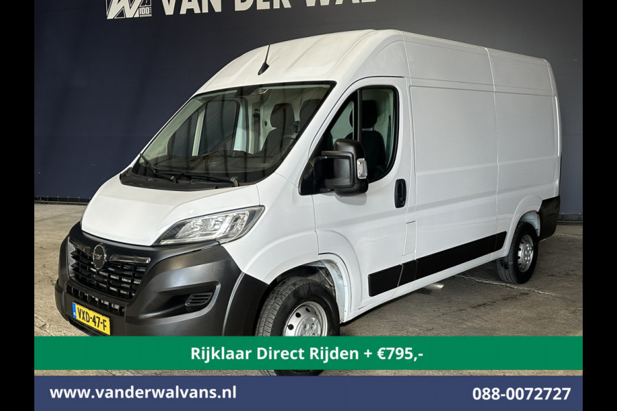 Opel Movano 2.2D 120pk L2H2 *Rijklaar Direct Rijden* Euro6 Airco | 2500kg Trekhaak | Apple Carplay | Cruisecontrol Android Auto, Parkeersensoren, Bijrijdersbank