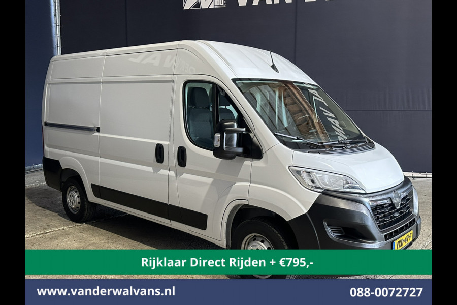 Opel Movano 2.2D 120pk L2H2 *Rijklaar Direct Rijden* Euro6 Airco | 2500kg Trekhaak | Apple Carplay | Cruisecontrol Android Auto, Parkeersensoren, Bijrijdersbank