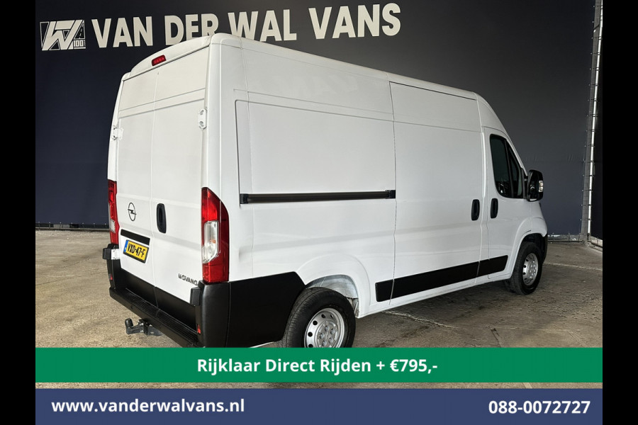 Opel Movano 2.2D 120pk L2H2 *Rijklaar Direct Rijden* Euro6 Airco | 2500kg Trekhaak | Apple Carplay | Cruisecontrol Android Auto, Parkeersensoren, Bijrijdersbank