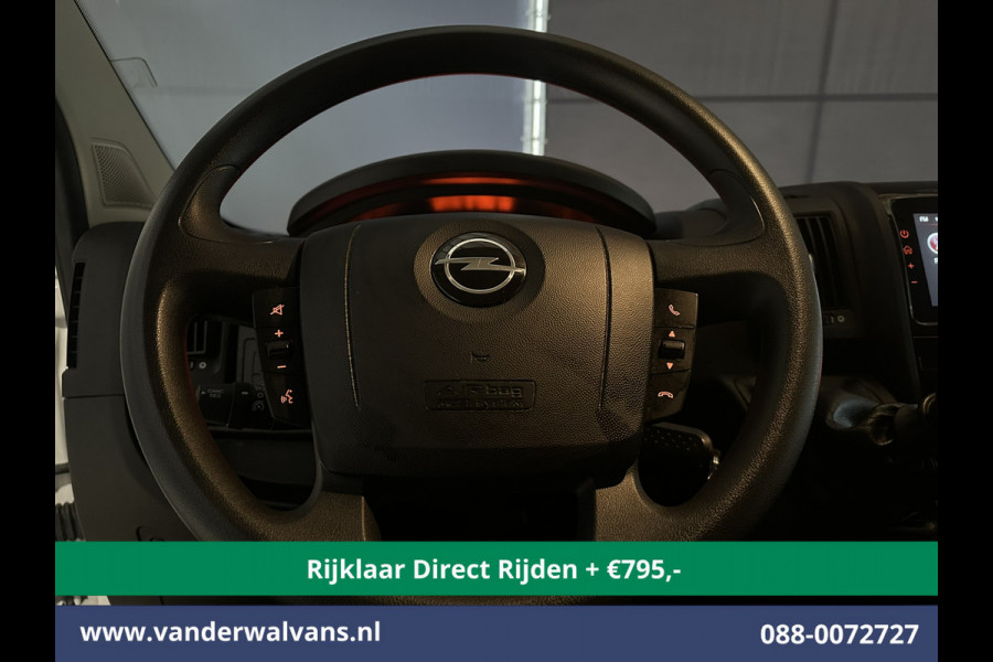 Opel Movano 2.2D 120pk L2H2 *Rijklaar Direct Rijden* Euro6 Airco | 2500kg Trekhaak | Apple Carplay | Cruisecontrol Android Auto, Parkeersensoren, Bijrijdersbank