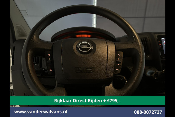Opel Movano 2.2D 120pk L2H2 *Rijklaar Direct Rijden* Euro6 Airco | 2500kg Trekhaak | Apple Carplay | Cruisecontrol Android Auto, Parkeersensoren, Bijrijdersbank