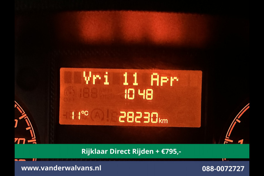 Opel Movano 2.2D 120pk L2H2 *Rijklaar Direct Rijden* Euro6 Airco | 2500kg Trekhaak | Apple Carplay | Cruisecontrol Android Auto, Parkeersensoren, Bijrijdersbank