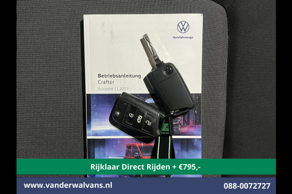 Volkswagen Crafter 2.0 TDI 140pk Automaat L3H3 L2H2 *RIJKLAAR direct rijden * Euro6 Airco | Camera | Apple Carplay Android Auto, 270 Graden achterdeuren, Parkeersensoren, 3000kg trekvermogen