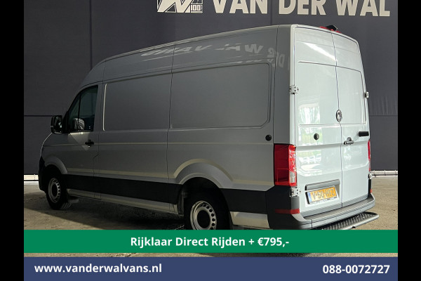 Volkswagen Crafter 2.0 TDI 140 pk L3H3 L2H2 Euro6 *Rijklaar Direct Rijden* Airco | Camera | Apple Carplay | Cruisecontrol Parkeersensoren, Android Auto, Chauffeursstoel, Bijrijdersbank, 3000kg trekvermogen, zilver
