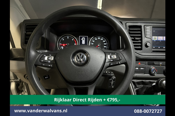 Volkswagen Crafter 2.0 TDI 140 pk L3H3 L2H2 Euro6 *Rijklaar Direct Rijden* Airco | Camera | Apple Carplay | Cruisecontrol Parkeersensoren, Android Auto, Chauffeursstoel, Bijrijdersbank, 3000kg trekvermogen, zilver