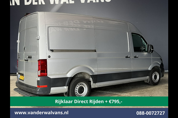 Volkswagen Crafter 2.0 TDI 140 pk L3H3 L2H2 Euro6 *Rijklaar Direct Rijden* Airco | Camera | Apple Carplay | Cruisecontrol Parkeersensoren, Android Auto, Chauffeursstoel, Bijrijdersbank, 3000kg trekvermogen, zilver