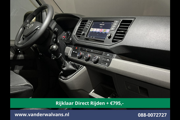 Volkswagen Crafter 2.0 TDI 140 pk L3H3 L2H2 Euro6 *Rijklaar Direct Rijden* Airco | Camera | Apple Carplay | Cruisecontrol Parkeersensoren, Android Auto, Chauffeursstoel, Bijrijdersbank, 3000kg trekvermogen, zilver