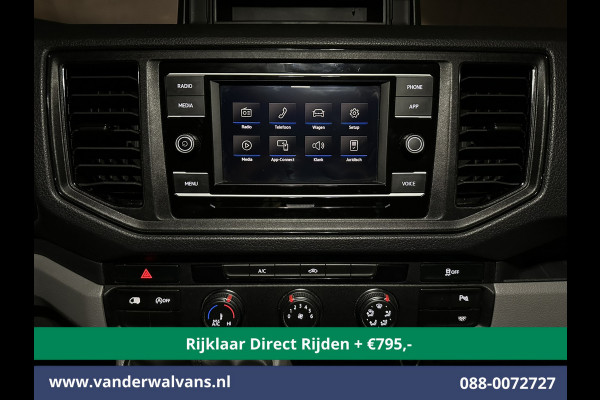 Volkswagen Crafter 2.0 TDI 140pk L3H3 L2H2 Euro6 *Rijklaar Direct Rijden* Airco | Camera | Apple Carplay | Android Auto Parkeersensoren, Bijrijdersbank, 3000kg trekvermogen