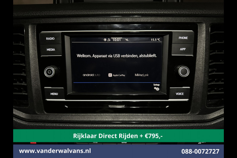 Volkswagen Crafter 2.0 TDI 140pk L3H3 L2H2 Euro6 *Rijklaar Direct Rijden* Airco | Camera | Apple Carplay | Android Auto Parkeersensoren, Bijrijdersbank, 3000kg trekvermogen