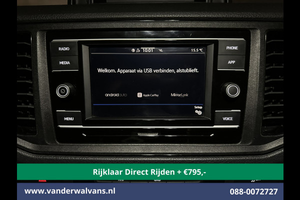 Volkswagen Crafter 2.0 TDI 140pk L3H3 L2H2 Euro6 *Rijklaar Direct Rijden* Airco | Camera | Apple Carplay | Android Auto Parkeersensoren, Bijrijdersbank, 3000kg trekvermogen
