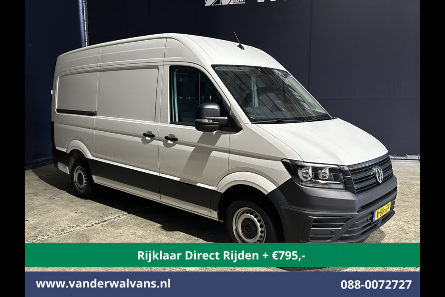 Volkswagen Crafter 2.0 TDI 140pk L3H3 L2H2 Euro6 *Rijklaar Direct Rijden* Airco | Camera | Apple Carplay | Android Auto Parkeersensoren, Bijrijdersbank, 3000kg trekvermogen