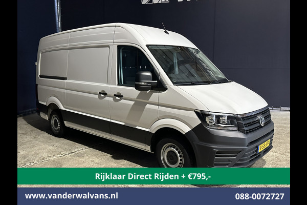 Volkswagen Crafter 2.0 TDI 140pk L3H3 L2H2 Euro6 *Rijklaar Direct Rijden* Airco | Camera | Apple Carplay | Android Auto Parkeersensoren, Bijrijdersbank, 3000kg trekvermogen