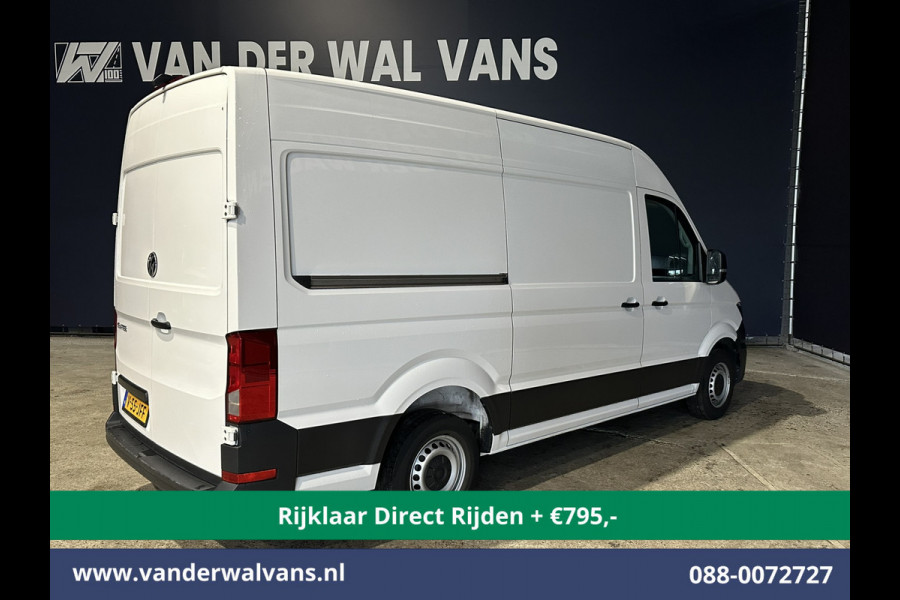 Volkswagen Crafter 2.0 TDI 140pk L3H3 L2H2 Euro6 *Rijklaar Direct Rijden* Airco | Camera | Apple Carplay | Android Auto Parkeersensoren, Bijrijdersbank, 3000kg trekvermogen