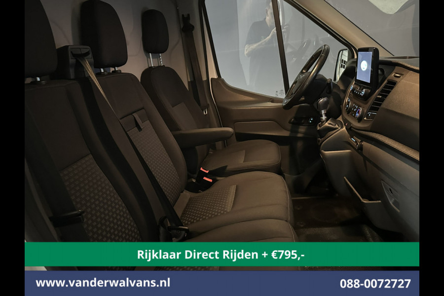 Ford Transit 2.0 TDCI 131pk L3H2 Euro6 *Rijklaar Direct Rijden* Airco | Camera | Navigatie | Apple Carplay | LED | Cruisecontrol Parkeersensoren, Stoelverwarming, Verwarmde voorruit, Bijrijdersbank, 2500kg trekvermogen