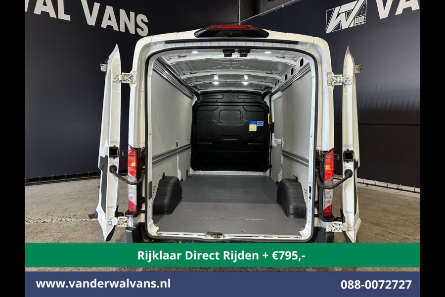 Ford Transit 2.0 TDCI 131pk L3H2 Euro6 *Rijklaar Direct Rijden* Airco | Camera | Navigatie | Apple Carplay | LED | Cruisecontrol Parkeersensoren, Stoelverwarming, Verwarmde voorruit, Bijrijdersbank, 2500kg trekvermogen