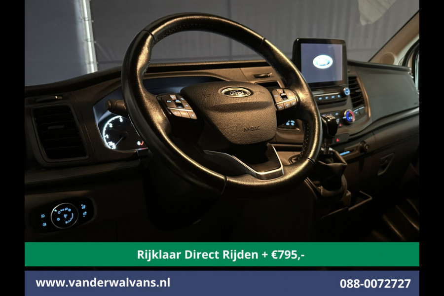 Ford Transit 2.0 TDCI 131pk L3H2 Euro6 *Rijklaar Direct Rijden* Airco | Camera | Navigatie | Apple Carplay | LED | Cruisecontrol Parkeersensoren, Stoelverwarming, Verwarmde voorruit, Bijrijdersbank, 2500kg trekvermogen