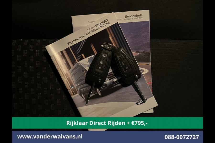 Ford Transit 2.0 TDCI 131pk L3H2 Euro6 *Rijklaar Direct Rijden* Airco | Camera | Navigatie | Apple Carplay | LED | Cruisecontrol Parkeersensoren, Stoelverwarming, Verwarmde voorruit, Bijrijdersbank, 2500kg trekvermogen