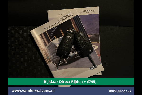 Ford Transit 2.0 TDCI 131pk L3H2 Euro6 *Rijklaar Direct Rijden* Airco | Camera | Navigatie | Apple Carplay | LED | Cruisecontrol Parkeersensoren, Stoelverwarming, Verwarmde voorruit, Bijrijdersbank, 2500kg trekvermogen