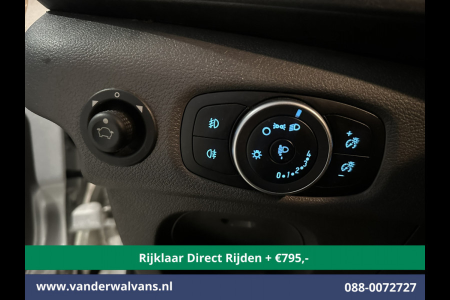 Ford Transit 2.0 TDCI 130pk L3H2 Dubbele cabine Euro6 *Rijklaar Direct Rijden* Airco | 6-Zits | 2500kg Trekhaak | LED | Cruisecontrol Parkeersensoren, verwarmde voorruit