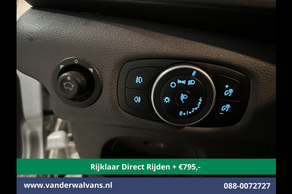 Ford Transit 2.0 TDCI 130pk L3H2 Dubbele cabine Euro6 *Rijklaar Direct Rijden* Airco | 6-Zits | 2500kg Trekhaak | LED | Cruisecontrol Parkeersensoren, verwarmde voorruit