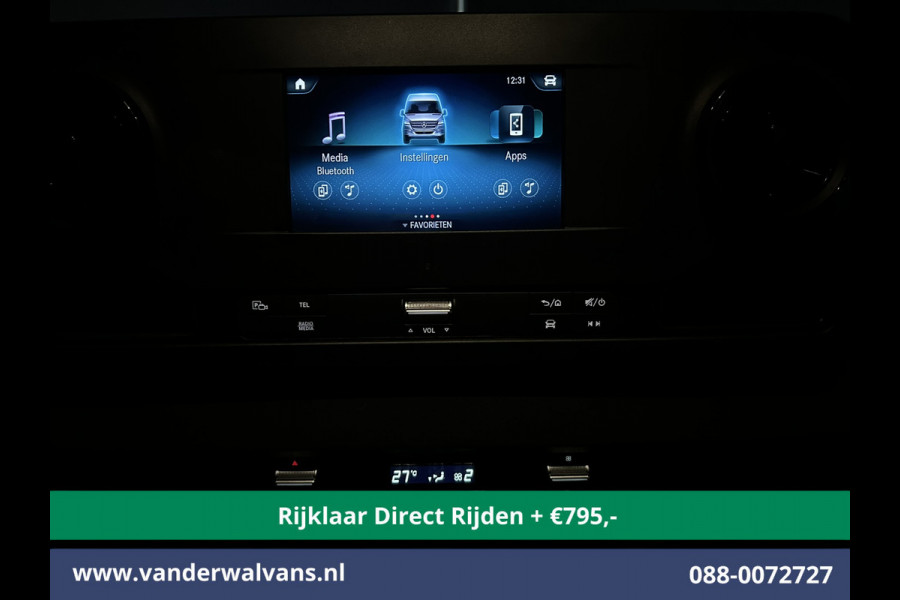 Mercedes-Benz Sprinter 317 CDI 170pk L3H2 *Rijklaar Direct rijden* Euro6 Airco | Camera | Apple Carplay | Cruisecontrol Android Auto, Parkeersensoren, Bijrijdersbank | Stoelverwarming | MBUX
