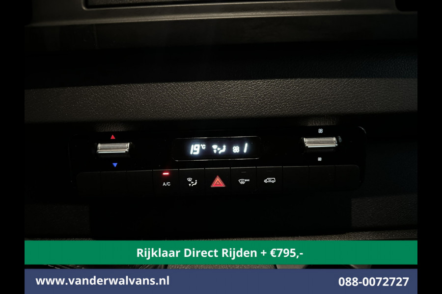 Mercedes-Benz Sprinter 315 CDI 150pk L3H2 Euro6 *Rijklaar Direct Rijden* Airco | Camera | Cruisecontrol | Stoelverwarming 270 Graden achterdeuren, Bijrijdersbank