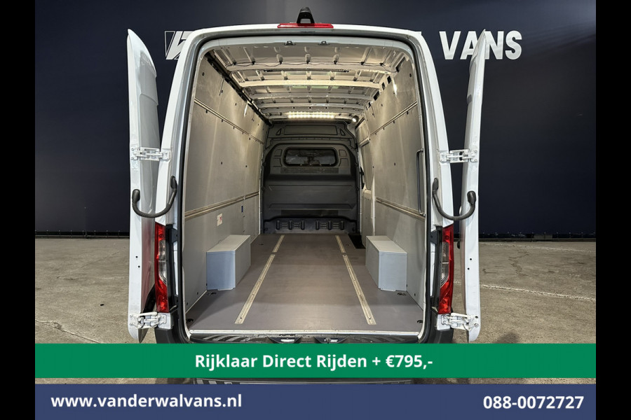 Mercedes-Benz Sprinter 315 CDI 150pk L3H2 Euro6 *Rijklaar Direct Rijden* Airco | Camera | Cruisecontrol | Stoelverwarming 270 Graden achterdeuren, Bijrijdersbank