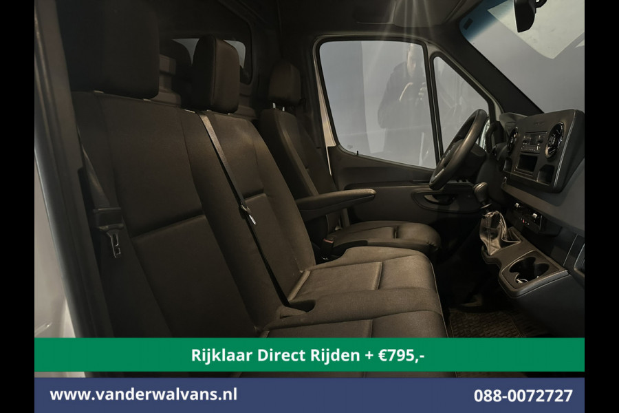 Mercedes-Benz Sprinter 315 CDI 150pk L3H2 Euro6 *Rijklaar Direct Rijden* Airco | Camera | Cruisecontrol | Stoelverwarming 270 Graden achterdeuren, Bijrijdersbank