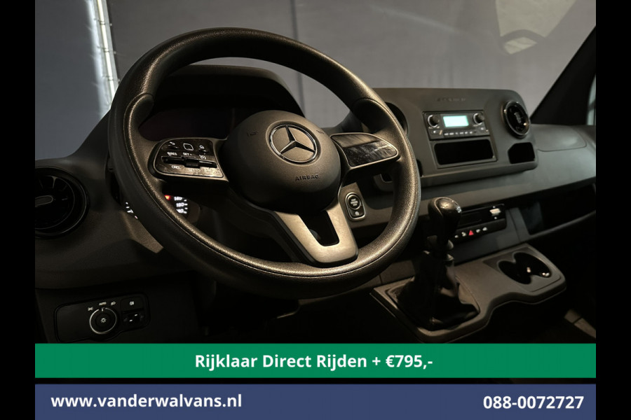 Mercedes-Benz Sprinter 315 CDI 150pk L3H2 Euro6 *Rijklaar Direct Rijden* Airco | Camera | Cruisecontrol | Stoelverwarming 270 Graden achterdeuren, Bijrijdersbank