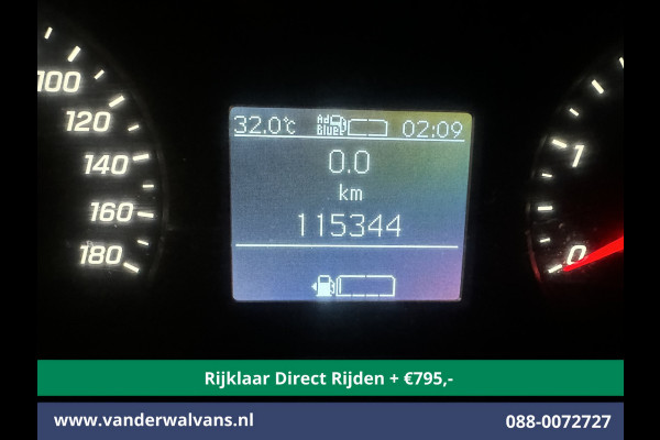 Mercedes-Benz Sprinter 315 CDI 150pk L3H2 Euro6 *Rijklaar Direct Rijden* Airco | Camera | Cruisecontrol | Stoelverwarming 270 Graden achterdeuren, Bijrijdersbank