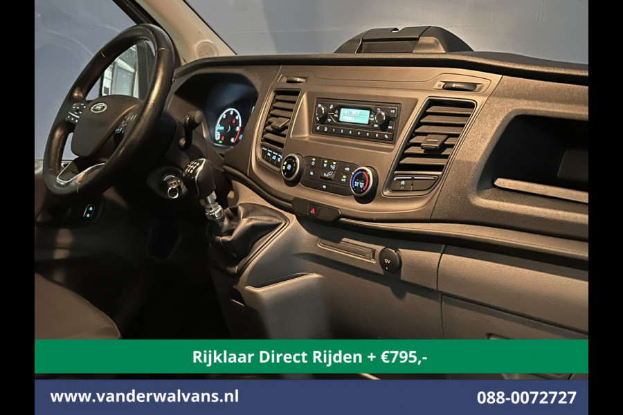 Ford Transit 2.0 TDCI 131pk L3H2 Dubbele Cabine Euro6 * Rijklaar Direct Rijden* Airco | 6-Zits | LED | 2500kg Trekhaak | Cruisecontrol Verwarmde voorruit, Parkeersensoren