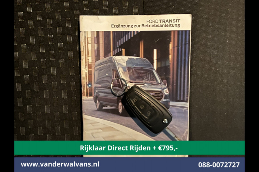 Ford Transit 2.0 TDCI 131pk L3H2 Dubbele Cabine Euro6 * Rijklaar Direct Rijden* Airco | 6-Zits | LED | 2500kg Trekhaak | Cruisecontrol Verwarmde voorruit, Parkeersensoren