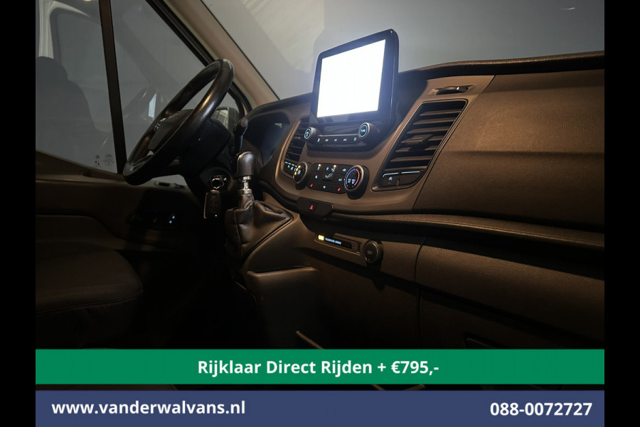 Ford Transit 2.0 TDCI 130pk L3H2 Euro6 *Rijklaar Direct Rijden* Airco | Camera | Navigatie | Cruisecontrol | Stoelverwarming Verwarmde voorruit, Parkeersensoren, Elektrisch verstelbare bestuurdersstoel, Bijrijdersbank