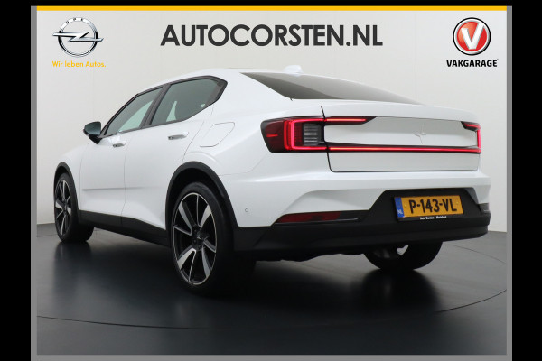 Polestar 2 Long Range 78 kWh Pano-Dak 20" Sleutelloos(Telefoon-sleutel) Adaptive-Cruise Carplay Android 360-Camera Elektr.stoelen+Geheugen  Phone-Connect.Stoel-Verwarmd 1500kg-trekvermogen OnePedal drive Licht+Zichtpakket 55.000 nieuw!! EBD RemAssist Virtual-Cockpit digiDash Uitparkeer waarschuwing Botswaarsc.syst. Autonoom-Rem Noodrem ESP TCS Hill-Assist Lane Assist Pre-Crash-Syst. Emergency-Call Keyless Ecc tot 150kw snell