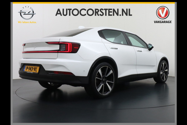 Polestar 2 Long Range 78 kWh Pano-Dak 20" Sleutelloos(Telefoon-sleutel) Adaptive-Cruise Carplay Android 360-Camera Elektr.stoelen+Geheugen  Phone-Connect.Stoel-Verwarmd 1500kg-trekvermogen OnePedal drive Licht+Zichtpakket 55.000 nieuw!! EBD RemAssist Virtual-Cockpit digiDash Uitparkeer waarschuwing Botswaarsc.syst. Autonoom-Rem Noodrem ESP TCS Hill-Assist Lane Assist Pre-Crash-Syst. Emergency-Call Keyless Ecc tot 150kw snell