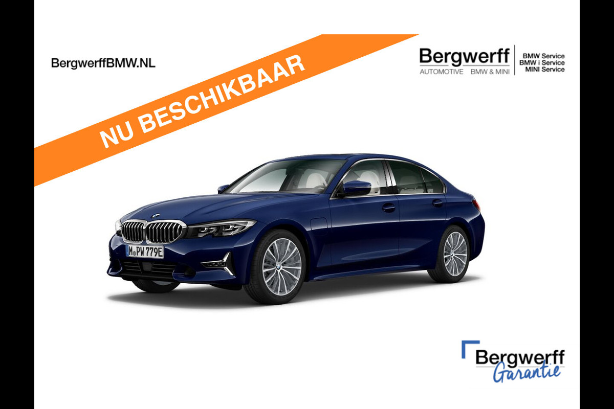 BMW 3-serie 330e Luxury Line - Dak - ACC - Head-Up - Camera - Sportstoelen - Hifi BMW 3-serie 330e Luxury Line - Dak - ACC - Head-Up - Camera - Sportstoelen - Hifi