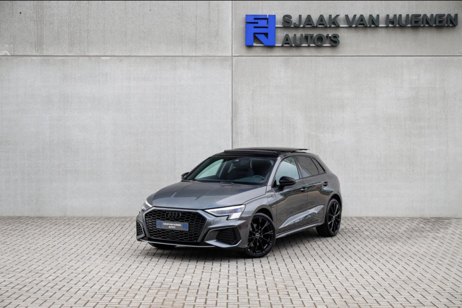 Audi A3 Sportback 40 TFSI e PHEV S Edition S-line 204pk S-Tronic! Panoramadak|Virtual Cockpit|Kuipstoelen elektrisch|Matrix|Black