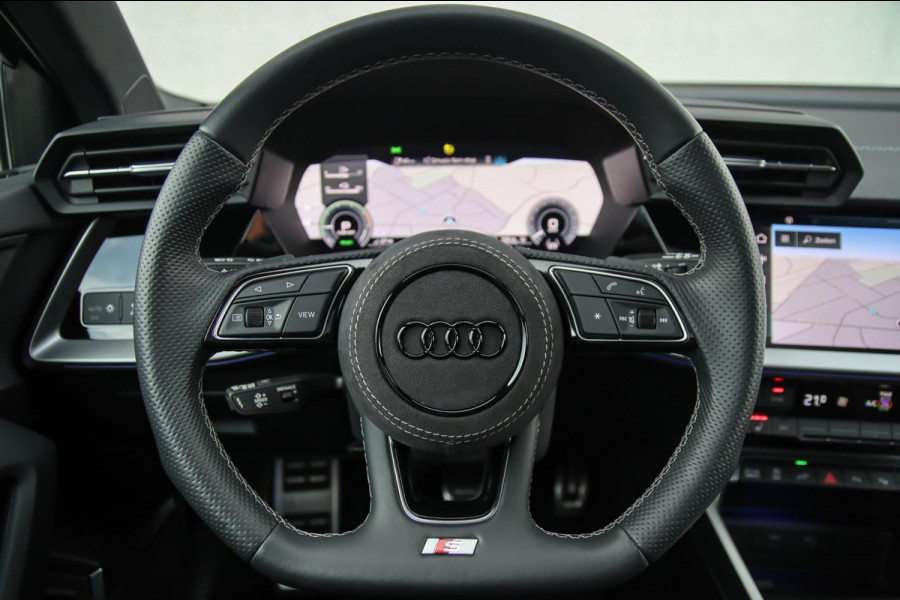 Audi A3 Sportback 40 TFSI e PHEV S Edition S-line 204pk S-Tronic! Panoramadak|Virtual Cockpit|Kuipstoelen elektrisch|Matrix|Black