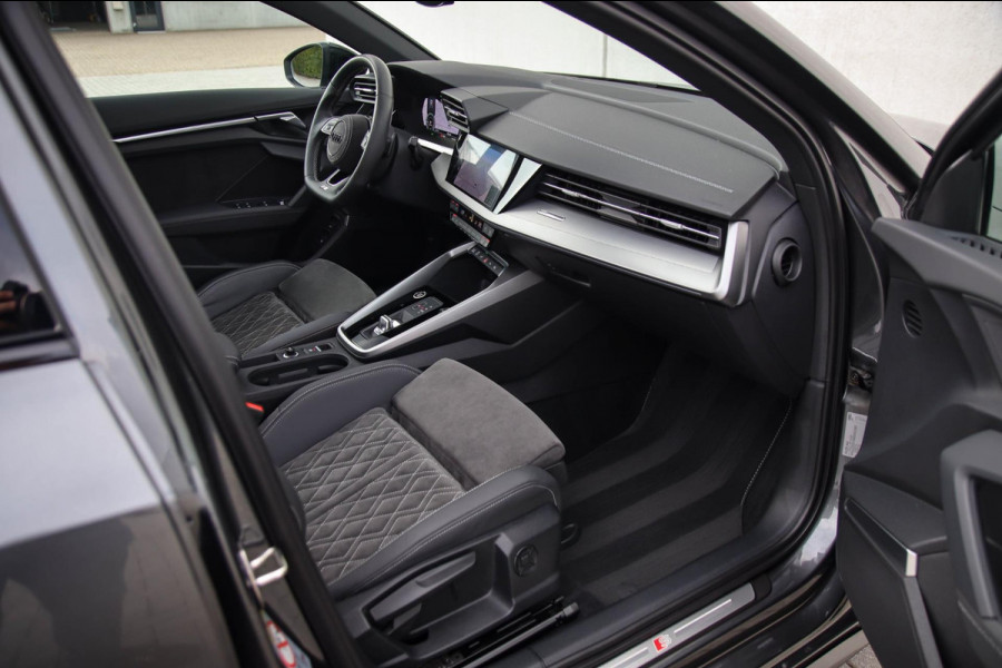 Audi A3 Sportback 40 TFSI e PHEV S Edition S-line 204pk S-Tronic! Panoramadak|Virtual Cockpit|Kuipstoelen elektrisch|Matrix|Black