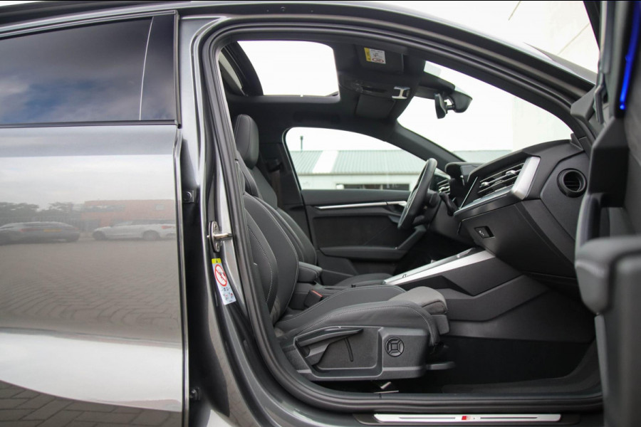 Audi A3 Sportback 40 TFSI e PHEV S Edition S-line 204pk S-Tronic! Panoramadak|Virtual Cockpit|Kuipstoelen elektrisch|Matrix|Black