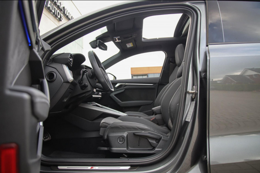 Audi A3 Sportback 40 TFSI e PHEV S Edition S-line 204pk S-Tronic! Panoramadak|Virtual Cockpit|Kuipstoelen elektrisch|Matrix|Black