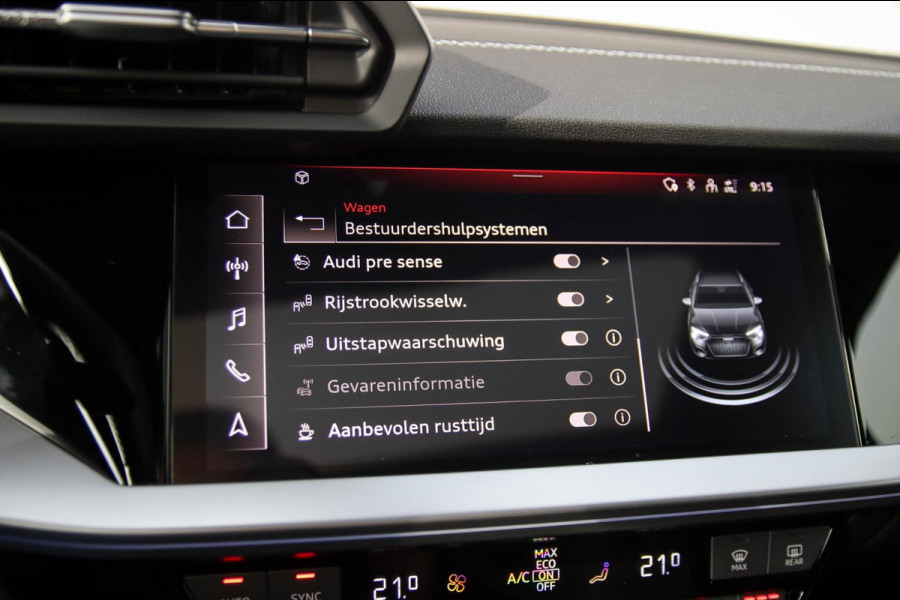 Audi A3 Sportback 40 TFSI e PHEV S Edition S-line 204pk S-Tronic! Panoramadak|Virtual Cockpit|Kuipstoelen elektrisch|Matrix|Black