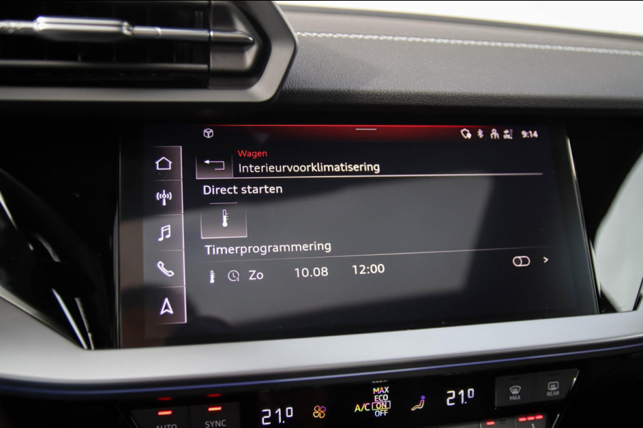 Audi A3 Sportback 40 TFSI e PHEV S Edition S-line 204pk S-Tronic! Panoramadak|Virtual Cockpit|Kuipstoelen elektrisch|Matrix|Black